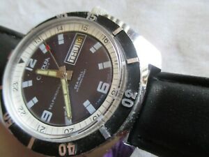 【送料無料】腕時計　ヴィンテージコーデュラシーガルジュエルダイバーウォッチデイデイオートマチックスイスvintage cordura seagull 17 jewels diver watch dayamp;date automatic,swiss 1960s