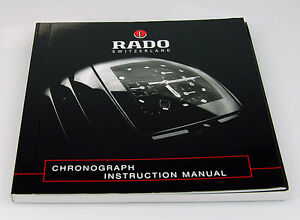 【貨物輸送無料】ウォッチ ウォッチクロノグラフマニュアルrado watch chronograph operating instructions manual booklet 200015 腕時計-メンズ腕時計