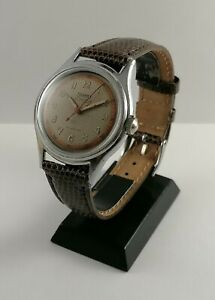 【送料無料】腕時計 モントレアンシエンヌヴィンテージウォッチシルヴァーナマニュアル montre ancienne vintage watch 40s silvana manual wind|hokushin