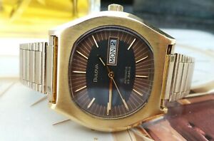 【送料無料】腕時計　ブローバゲンツヴィンテージブレスレットbulova n2 automatic gents vintage bracelet watch c1970sstunning｜hokushin