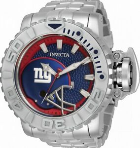 【送料無料】腕時計 インビクタメンズジャイアンツステンレススチールinvicta 33026 nfl 58mm mens giants automatic stainless steel watch 33026|hokushin