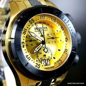 【送料無料】腕時計 インビクタプラチナセレクトスイスゴールドメッキウォッチinvicta platinum select coalition forces swiss made gold plated watch 50mm|hokushin