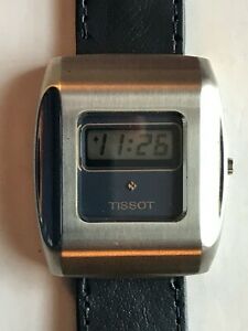 【送料無料】腕時計 レザーストラップヴィンテージティソレディースクォーツウォッチレアアイテムvintage tissot ladies lcd quartz watch on leather strap rare item|hokushin