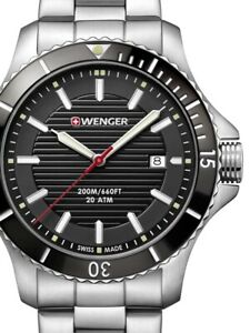 【送料無料】腕時計 ヴェンゲルシーフォースメンwenger 010641118 seaforce herren 43mm 20atm|hokushin