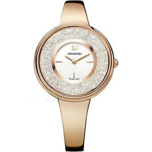 【送料無料】腕時計　スワロフスキーピュアウォッチローズゴールドトーン** swarovski crystaline pure watch 5269250 rose gold tone next day delivery｜hokushin