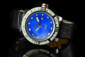 【送料無料】腕時計 アラゴンゲージaragon a178blu gauge automatic 55mm|hokushin