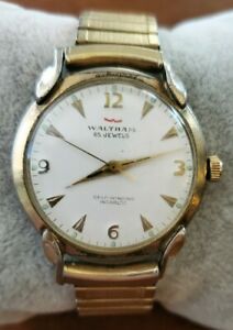 【送料無料】腕時計 ヴィンテージジュエルウォルサムスイスvintage 65 jewel waltham automatic swiss movement watch runs good|hokushin