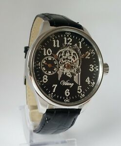 【送料無料】腕時計 バイキングラグジュアリーヴィンテージメンズスチールケースviking luxury 1920s vintage wristwatch mens gift, steel case|hokushin
