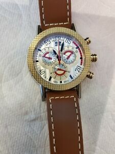 【送料無料】腕時計 レアインビクタメンズレーシングスイスクロノゴールドメッキ***rare*** invicta 3854 mens s1 racing swiss made chrono gold plated watch|hokushin
