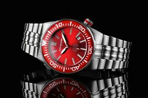 【送料無料】腕時計 アラゴンヘレスRチューブaragon a378red herculesR t100 16 tubes 44mm|hokushin