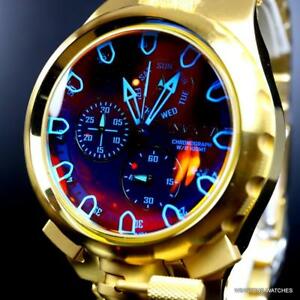 【送料無料】腕時計　インビクタスナイパーティンテッドクリスタルゴールドメッキスチールinvicta coalition forces sniper tinted crystal 18kt gold plated steel 50mm watch