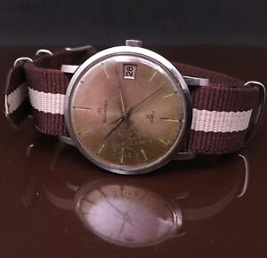 【送料無料】腕時計 ヴィンテージメンズジュエルステンレスモノコックケースランbucherer vintage men’s 25 jewels stainless steel automatic monocoque case runs|hokushin