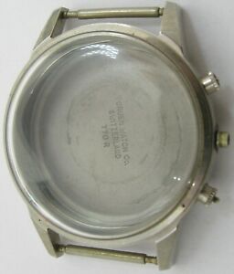 【送料無料】腕時計　クロノグラフケースバルジューステンレスgruen 770 r chronograph case fit valjoux 7730 in stainless steel