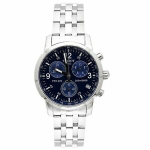 【送料無料】腕時計 メンズステンレススポーツクロノグラフウォッチtissot mens t17158642 stainless steel tsport chronograph watch rarely used|hokushin