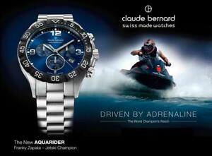 【送料無料】腕時計　クロードバーナードアクアライダースイスクロノグラフオリンピックダイバーウォッチclaude bernard aquarider swiss made chronograph mens olympic diver watch