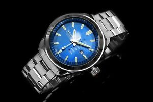 【送料無料】腕時計　アラゴンaragon a285blu antigravity vertical day date 50mm