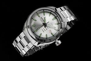 【送料無料】腕時計　アラゴンミリメートルaragon a286slv antigravity vertical day date 45mm｜hokushin