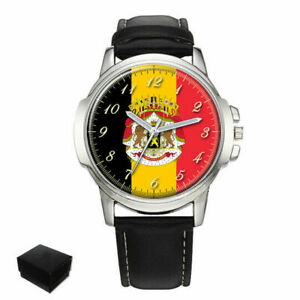 【送料無料】腕時計　ベルギーベルギコートクリスマスbelgium belgie flag coat of arms gents mens wrist watch christmas gift engraving