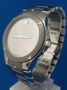 手数料安い 腕時計 メンズステンレスモバドウォッチmens Stainless Steel Movado Watchfree 3 Day Priority Shipping 在庫有 Www Faan Gov Ng