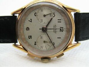 【送料無料】腕時計　ヴィンテージエアロウォッチヌーシャテルクロノグラフランダーンvintage aero watch neuchatel chronograph landeron 48｜hokushin