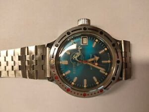【送料無料】腕時計　ボストークフロッグマンvostok amphibia frogman