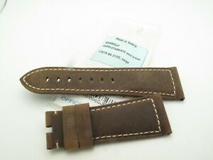【送料無料】腕時計　パネライブラウンカーフスキンストラップアソルタメンテレギュラーpanerai brown calf skin strap assolutamente regular 27mm 22mm 115mm75mm tang