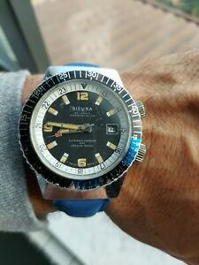 【貨物輸送無料】ウオッチ ブライトリングシクラダイバーダブルクラウンbreitling sicura 1969 diver double crown