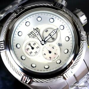 【送料無料】腕時計　インビクタリザーブボルトゼウススイスメイドステンレススチールホワイトinvicta reserve bolt zeus swiss made 52mm stainless steel white mop watch