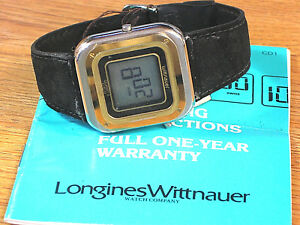 【送料無料】腕時計　ロンジンウィットナウアーオリジナルスイスヴィンテージメンズボックスペーパーズlongines wittnauer original swiss vintage lcd mens wrist watch w box amp; papers