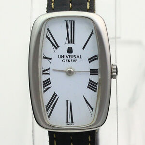 【送料無料】腕時計　ヴィンテージステンレスユニバーサルジュネーブマニュアルvintage stainless steel universal geneve 17j manual 842117 wristwatch ca 1940s