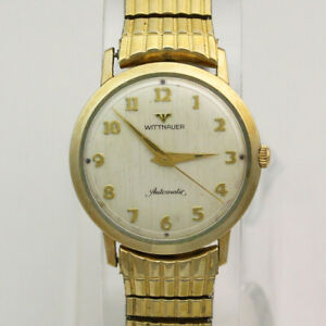 【送料無料】腕時計　ヴィンテージゴールドウィットナウアーrare vintage 335mm gold filled wittnauer 11 ahs automatic wristwatch
