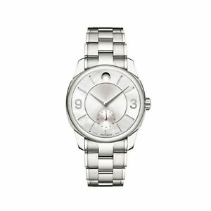 【送料無料】腕時計　モバドシルバートーンクォーツウォッチmovado 0606618 womens lx silvertone quartz watch