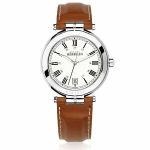 【送料無料】腕時計　ミシェルハーベリンメンズニューポートブラウンストラップmichel herbelin 12254ap01go mens port brown strap wristwatch