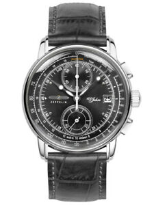 【送料無料】腕時計 ツェッペリンクロノメンズzeppelin 86702 100 jahre chrono herren 43mm 5atm