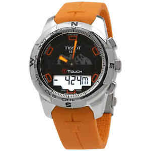 【貨物輸送無料】ウオッチ メンズアナログデジタルウォッチtissot ttouch ii mens analog digital watch t0474204705111