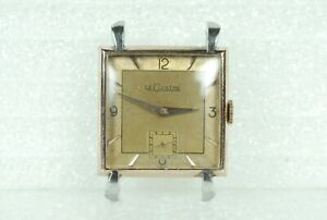 【貨物輸送無料】ウオッチ ヴィンテージルクールトルマニュアルウォッチrexvintage le coultre square manual wind, 17 jewels, cal9r0b, men watch1950s