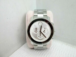 【貨物輸送無料】ウオッチ モバドメンズボールドシルバークォーツウォッチmovado 3600276 mens bold silver quartz watch