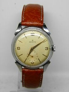 【貨物輸送無料】ウオッチ モントレメカニクゼニスボイテアシエムーヴメントヴィンテージゼニスmontre mecanique zenith  boite acier mouvement 106650 vintage zenith 1952