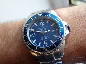 【送料無料】腕時計　コンスタンティンワイズダイバープロフェッショナルプロロングケースレアconstantin weisz 2000m divers automatic professional plonger with case rare find