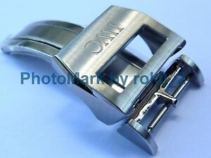 【送料無料】腕時計　クラスプパイロットブラシステンレスiwc 22 mm folding clasp big pilot in brushed stainless steel brand