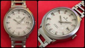 【貨物輸送無料】ウオッチ ブローバヴィンテージカルスイスメイドステンレスbulovaautomatic vintagecal11a0acbrefn0swiss madestainless steel37,5粍