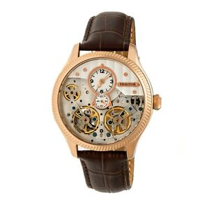 【貨物輸送無料】ウオッチ ヘリターローズゴールドウィントロップウォッチheritor rose gold wintrop watch