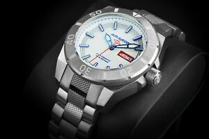 【貨物輸送無料】ウオッチ アラゴンレジェネロンaragon a367wht regeneron nh36a automatic 50粍