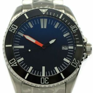 【貨物輸送無料】ウオッチ ダイバーズウォッチサファイアガラスautomatik wcc taucheruhr saphirglas bgw9 300m 0045 blau minzeiger rot