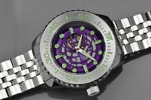 【送料無料】腕時計　アラゴンダイブマスタースケルトンオートマチックaragon a262pur divemaster evo skeleton 45mm automatic