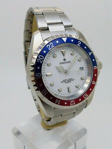 【貨物輸送無料】ウオッチ ユンハンスダイバーペプシゲンツヴィンテージクォーツウォッチjunghans divers pepsi 100m gents vintage quartz watch 1990s ref 31303444