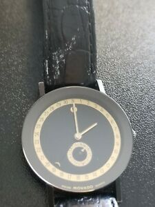 【貨物輸送無料】ウオッチ レアヴィンテージモバドメンズミュージアムウォッチrare vintage movado mens museum watch wday  date