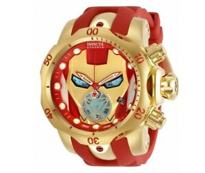 【貨物輸送無料】ウオッチ インビクタマーベルアイアンマンメンズクロノグラフウォッチレアinvicta marvel ironman mens 54粍 limited edition chronograph watch 32424 rare