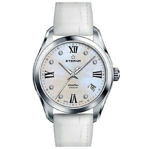 【貨物輸送無料】ウオッチ コンティキホワイトオートマチックウォッチeterna 126041661379 womens kontiki white automatic watch