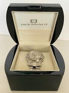 【貨物輸送無料】ウオッチ オセアナットパチャコブラケースステンレスシルバーウォッチoceanaut pacha cobra  silver watch インチ case am111102 water resistant stainless